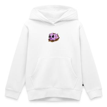 Jolie lueur dans la boue - Sweat Premium à capuche enfant bio - blanc - Devant - AI Model Kid Female (0cm)