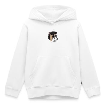 Horse Head Horse Horses - Kids Premium Organic Hoodie - white - Front - AI Model Kid Female (0cm)