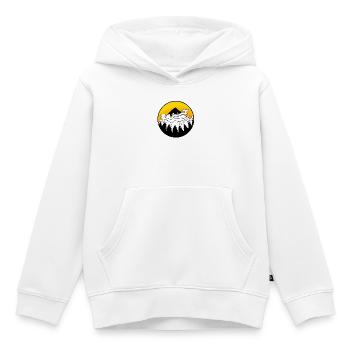 Berg Berge Berggipfel Gipfel - Kinder Premium Organic Hoodie - Weiß - Vorne - AI Model Kid Female (0cm)