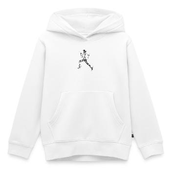 Marathon Läuferin - Kinder Premium Organic Hoodie - Weiß - Vorne - AI Model Kid Female (0cm)
