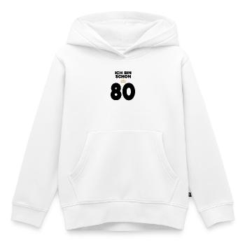 80 Geburtstag - 80 Jahre - Kinder Premium Organic Hoodie - Weiß - Vorne - AI Model Kid Female (0cm)