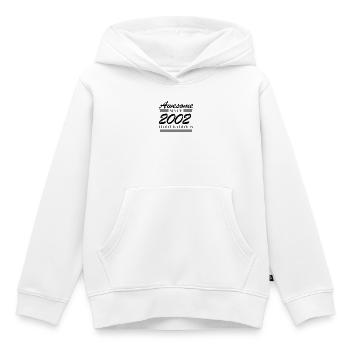 2002 - Jahrgang 2002 - Fantastisch seit 2002 - Kinder Premium Organic Hoodie - Weiß - Vorne - AI Model Kid Female (0cm)