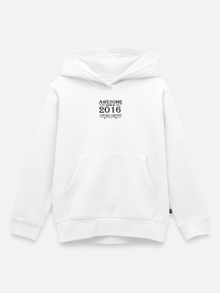 2016 - Kinder Premium Organic Hoodie - Weiß
