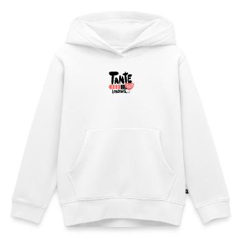 Tante 2023 - Tante werden - Tante Geschenk - Kinder Premium Organic Hoodie - Weiß - Vorne - AI Model Kid Female (0cm)