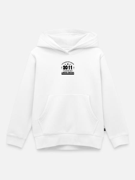 2011 - Kinder Premium Organic Hoodie - Weiß