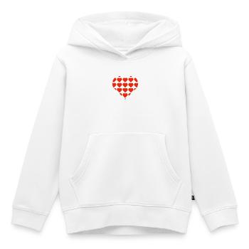 Valentinstag, Valentinstag, Valentinstag - Kinder Premium Organic Hoodie - Weiß - Vorne - AI Model Kid Female (0cm)