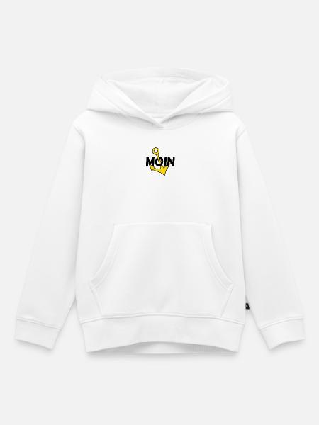 Anker Moin - Kinder Premium Organic Hoodie - Weiß