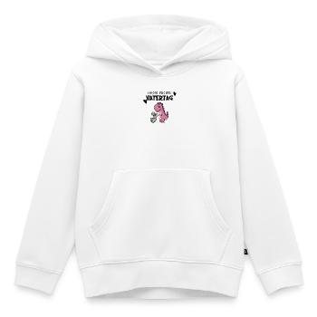 Vatertag - Kinder Premium Organic Hoodie - Weiß - Vorne - AI Model Kid Female (0cm)
