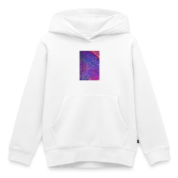 Formen und Muster - Kinder Premium Organic Hoodie - Weiß - Vorne - AI Model Kid Female (0cm)
