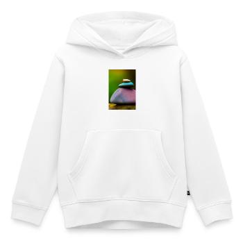 Bunte Steine - Kinder Premium Organic Hoodie - Weiß - Vorne - AI Model Kid Female (0cm)