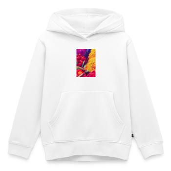 Früchte - Kinder Premium Organic Hoodie - Weiß - Vorne - AI Model Kid Female (0cm)