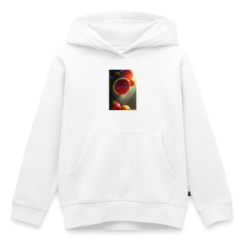 Früchte - Kinder Premium Organic Hoodie - Weiß - Vorne - AI Model Kid Female (0cm)