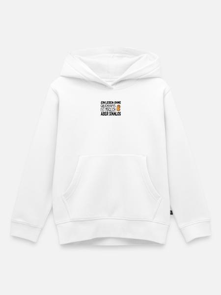Quokka - Kinder Premium Organic Hoodie - Weiß
