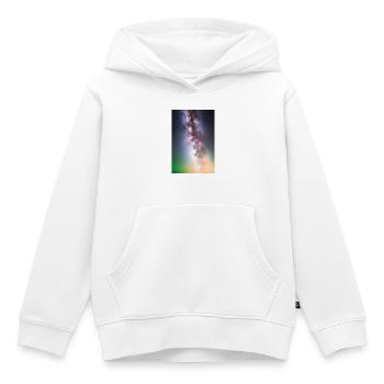 Weltall und Planeten - Kinder Premium Organic Hoodie - Weiß - Vorne - AI Model Kid Female (0cm)
