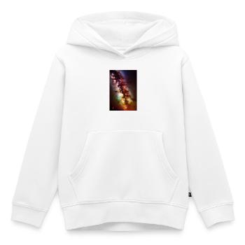 Weltall und Planeten - Kinder Premium Organic Hoodie - Weiß - Vorne - AI Model Kid Female (0cm)