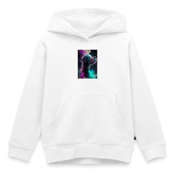 Süßer Hund - Kinder Premium Organic Hoodie - Weiß - Vorne - AI Model Kid Female (0cm)