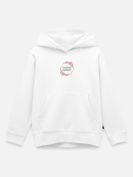 Weltbeste Golferin Golf Hobby Geschenk - Kinder Premium Organic Hoodie - Weiß