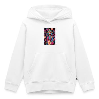 Jesus Christus - Kinder Premium Organic Hoodie - Weiß - Vorne - AI Model Kid Female (0cm)