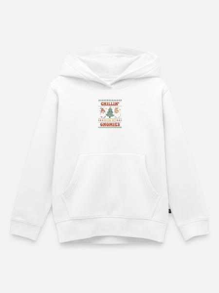 Hässlicher Weihnachtspullover - Kinder Premium Organic Hoodie - Weiß
