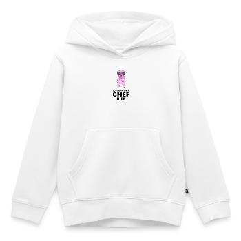 Chef Spruch - Kinder Premium Organic Hoodie - Weiß - Vorne - AI Model Kid Female (0cm)