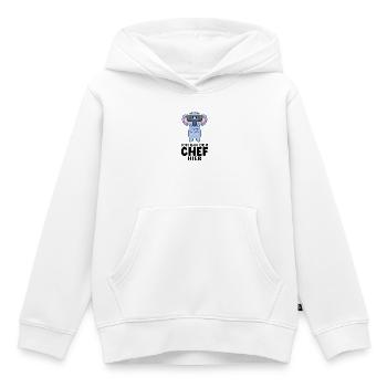 Chef Spruch mit Koala Motiv - Kinder Premium Organic Hoodie - Weiß - Vorne - AI Model Kid Female (0cm)