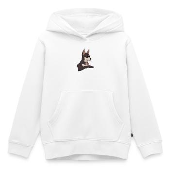 Adorable Chihuahua - Sweat Premium à capuche enfant bio - blanc - Devant - AI Model Kid Female (0cm)