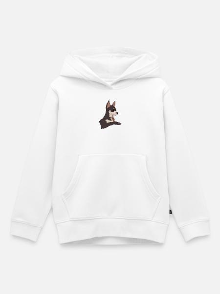 Entzückender Chihuahua - Kinder Premium Organic Hoodie - Weiß