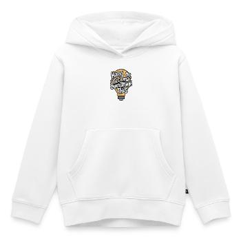 Kreative Idee Lampendesign - Kinder Premium Organic Hoodie - Weiß - Vorne - AI Model Kid Female (0cm)