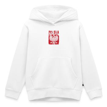 Polen - Kinder Premium Organic Hoodie - Weiß - Vorne - AI Model Kid Female (0cm)