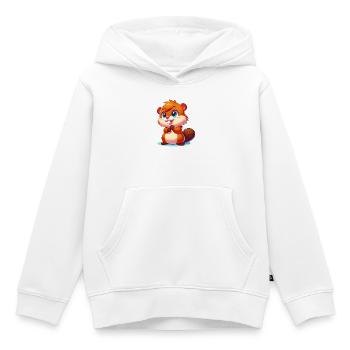 Bieber - Kinder Premium Organic Hoodie - Weiß - Vorne - AI Model Kid Female (0cm)