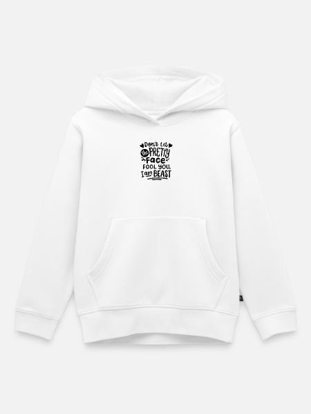 Kinder Humor Kleinkind - Kinder Premium Organic Hoodie - Weiß