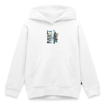 Aquarell Landkarte Phuket - Kinder Premium Organic Hoodie - Weiß - Vorne - AI Model Kid Female (0cm)