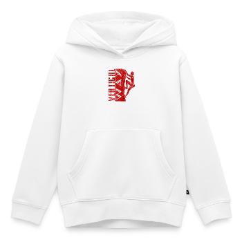 Vertical Way Chico - Kids Premium Organic Hoodie - white - Front - AI Model Kid Female (0cm)