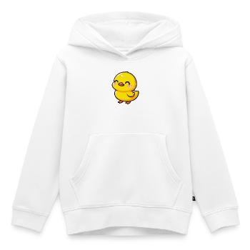 Caneton Canard Canard Canard - Sweat Premium à capuche enfant bio - blanc - Devant - AI Model Kid Female (0cm)