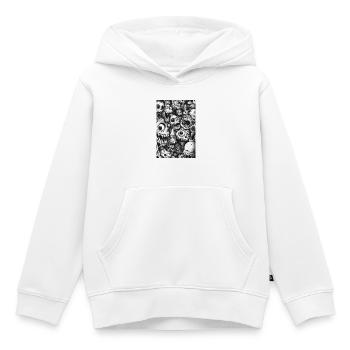 Horde de Monstres de Skullwimmel - Sweat Premium à capuche enfant bio - blanc - Devant - AI Model Kid Female (0cm)