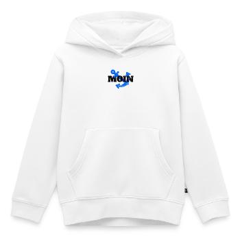 Moin Hamburg Anker Hamburger Hafen Fan Stadt HH - Kinder Premium Organic Hoodie - Weiß - Vorne - AI Model Kid Female (0cm)
