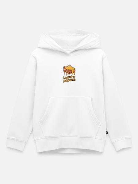Layered to Perfection - Kinder Premium Organic Hoodie - Weiß