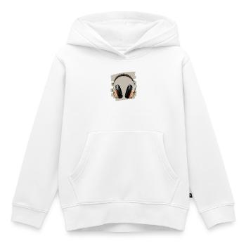Kopfhörer - Kinder Premium Organic Hoodie - Weiß - Vorne - AI Model Kid Female (0cm)