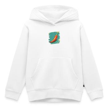 Chili - Kinder Premium Organic Hoodie - Weiß - Vorne - AI Model Kid Female (0cm)