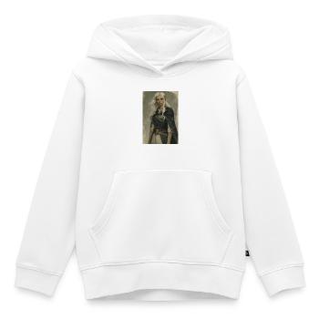 Poster Illustration Elfenfrau - Kinder Premium Organic Hoodie - Weiß - Vorne - AI Model Kid Female (0cm)
