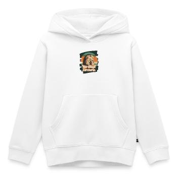 Härzbluetzürcherin Zürich Zurich Zurich - Sweat Premium à capuche enfant bio - blanc - Devant - AI Model Kid Female (0cm)