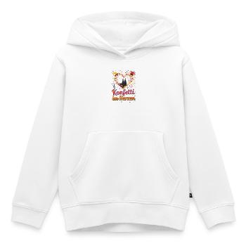 Köln Konfetti Im Herzen Karneval Herz Kölner Köln - Kinder Premium Organic Hoodie - Weiß - Vorne - AI Model Kid Female (0cm)