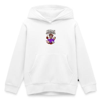Chaos under control – somehow. - Kids Premium Organic Hoodie - white - Front - AI Model Kid Female (0cm)