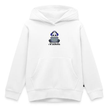 Panda Zocker - Gamer - sorry I‘m gaming - Kinder Premium Organic Hoodie - Weiß - Vorne - AI Model Kid Female (0cm)