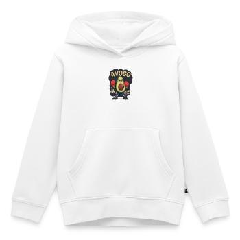 Funny Avocado Boxing - Kids Premium Organic Hoodie - white - Front - AI Model Kid Female (0cm)