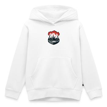 Pyrotechnik Stadion - Kinder Premium Organic Hoodie - Weiß - Vorne - AI Model Kid Female (0cm)