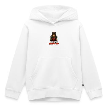 Es war einmal – Rotkäppchen – Humor - Kinder Premium Organic Hoodie - Weiß - Vorne - AI Model Kid Female (0cm)