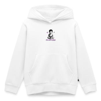 Kuscheltier Kinderdesign mit UV-Lackeffekt - Kinder Premium Organic Hoodie - Weiß - Vorne - AI Model Kid Female (0cm)