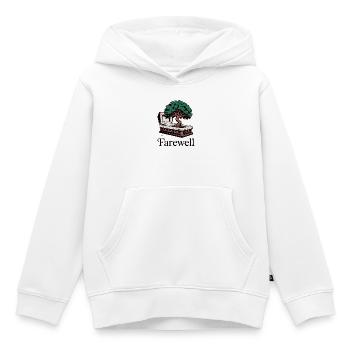 Memorial Tree of Life Design - Kids Premium Organic Hoodie - white - Front - AI Model Kid Female (0cm)