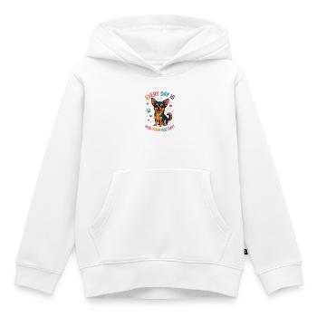 Chihuahua - Kinder Premium Organic Hoodie - Weiß - Vorne - AI Model Kid Female (0cm)